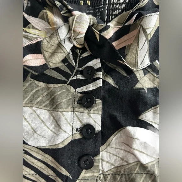 Volcom Gen Wow black floral cropped tank - Picture 3 of 11